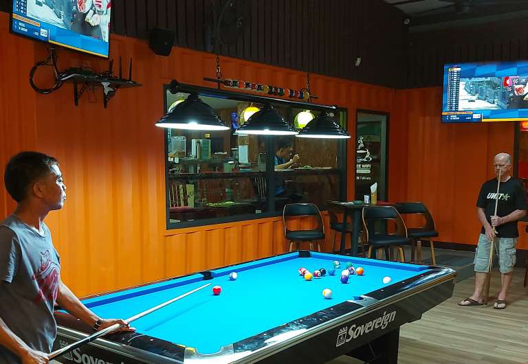 Coffeecycle Chalong Phuket Sports Bar & Restaurant Billiards